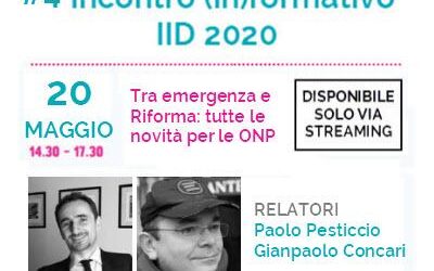 Tra emergenza e Riforma: tutte le novità per le ONP